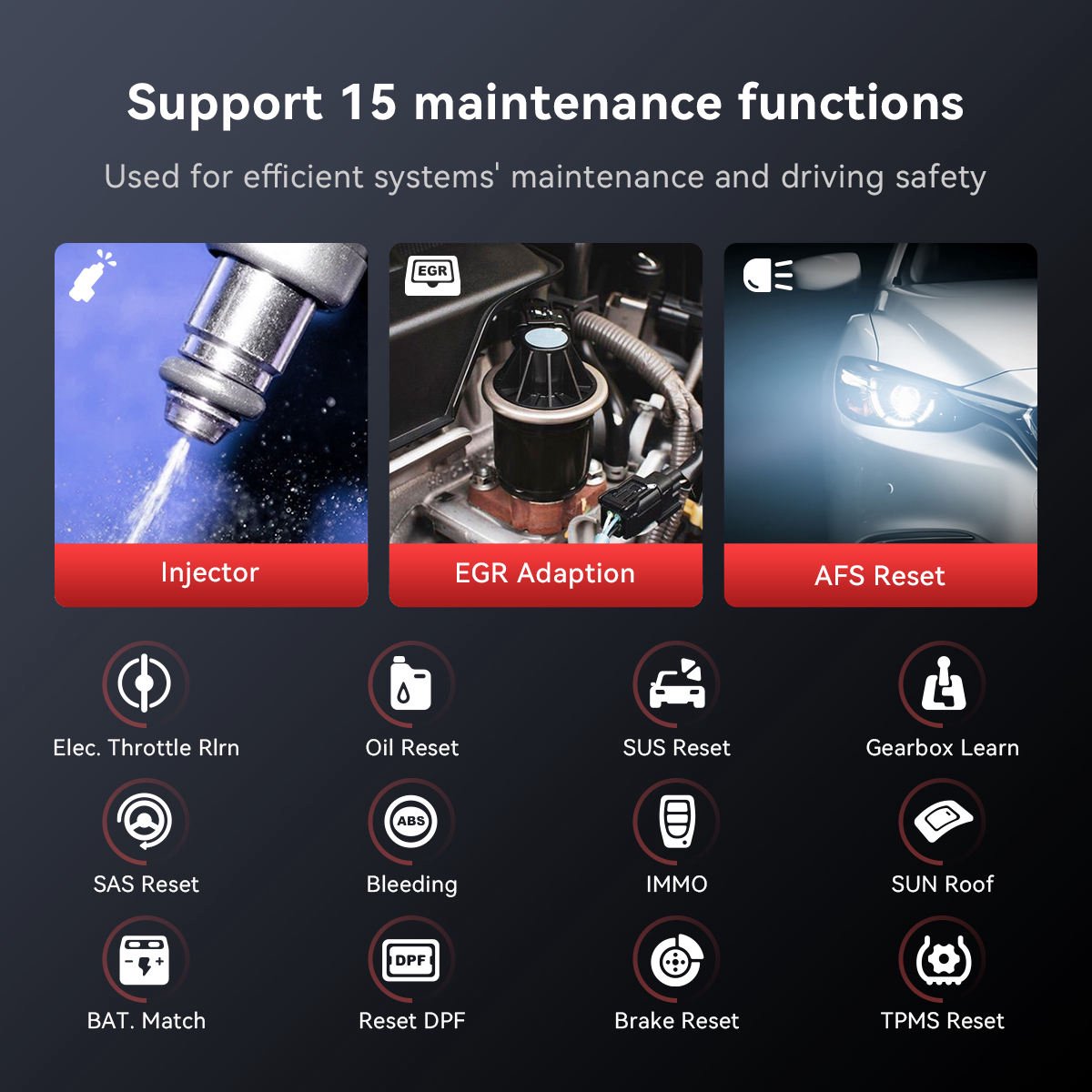 MUCAR DriverScan OBD2 Bluetooth scanner - Android en iOS thumbnail 2