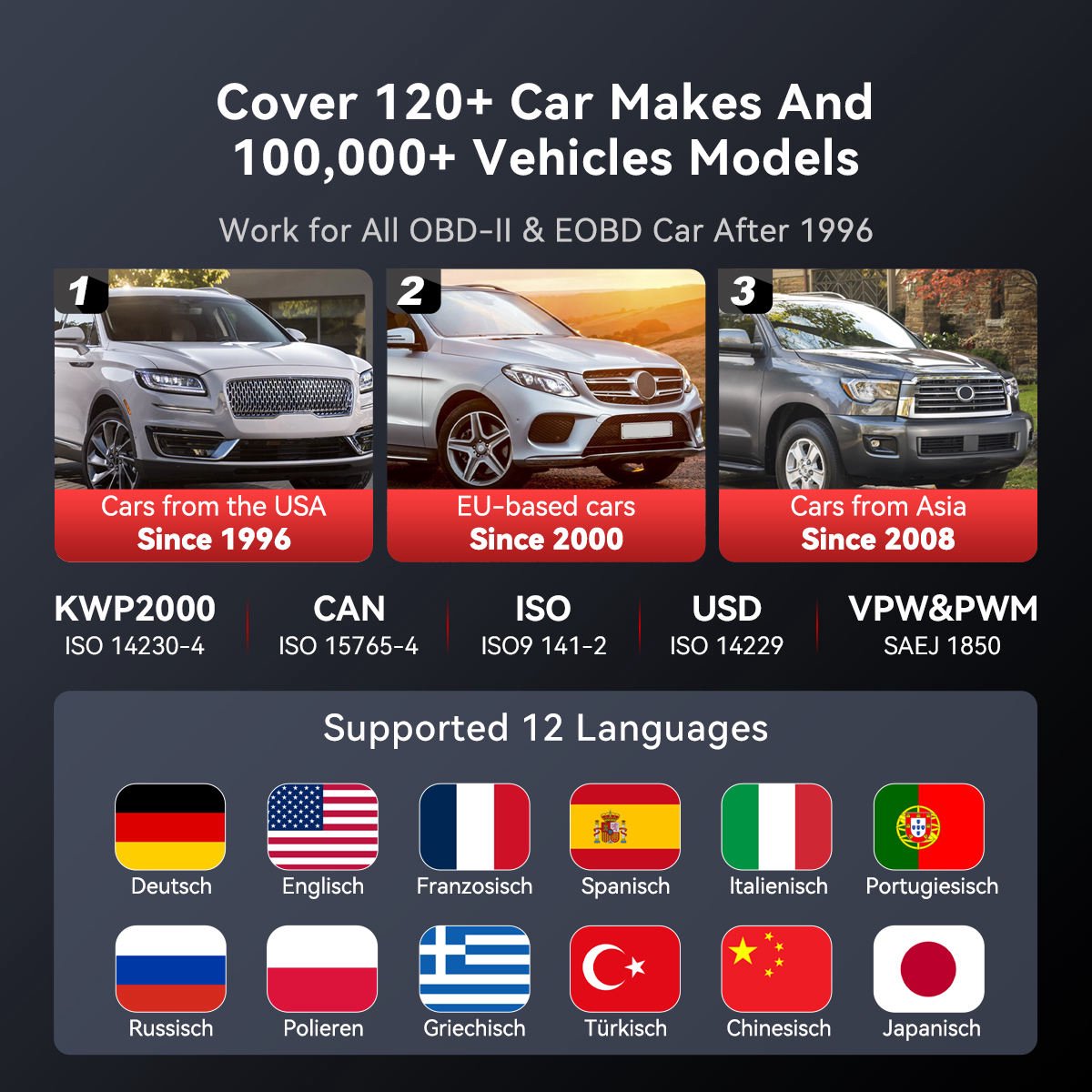MUCAR DriverScan OBD2 Bluetooth scanner - Android en iOS thumbnail 4