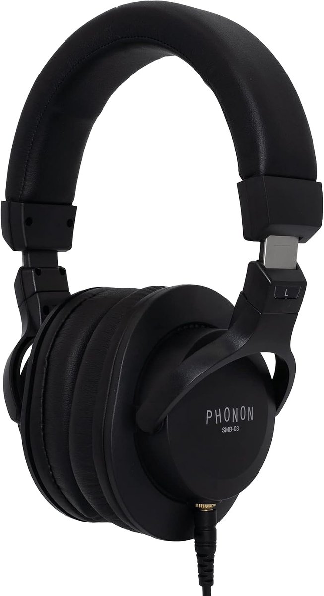 PHONON SMB-03 Subtonic Monitor Basic Headphones for Professional Studio Use, Musicians - ShopVlot