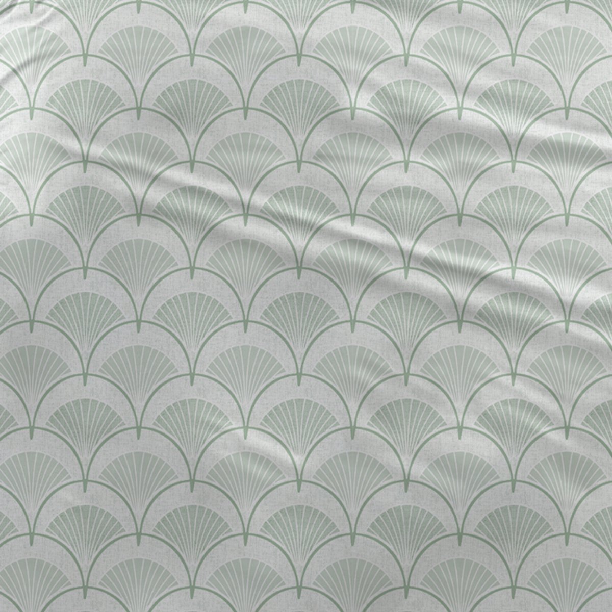 Sleepnight Dekbedovertrek Katoen Kamila - Groen - 240 x 200/220 cm + 2 kussenslopen - [Groen]