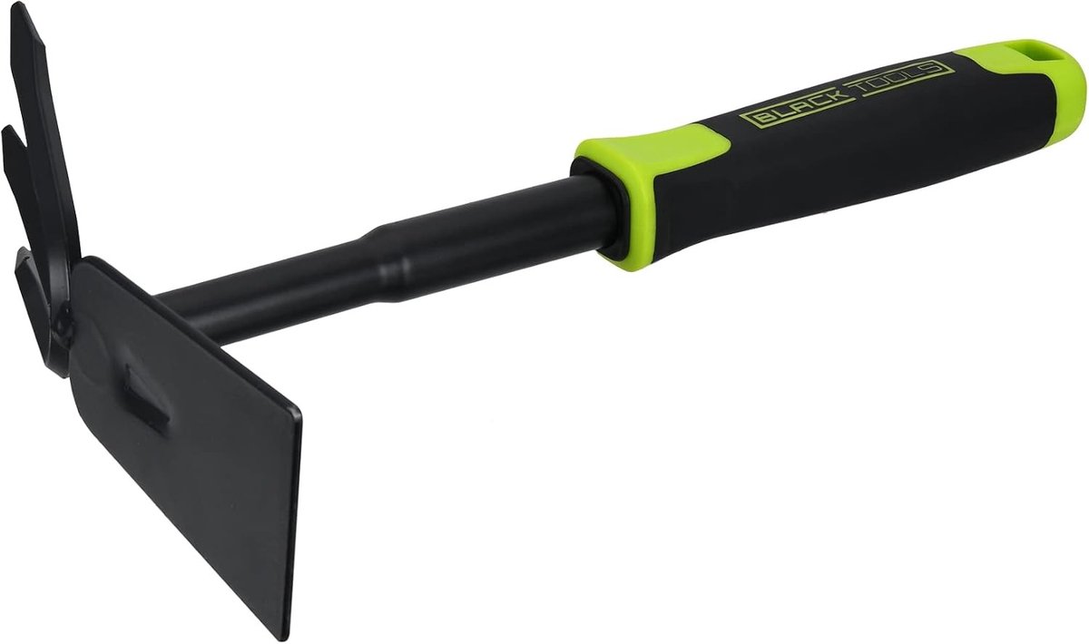Tuinharkjes klein - Zwart - 30 cm - Corrosiebestalen Tuinhark met Antislip Handgreep - Voor Tuin, Balkon en Bloemperken