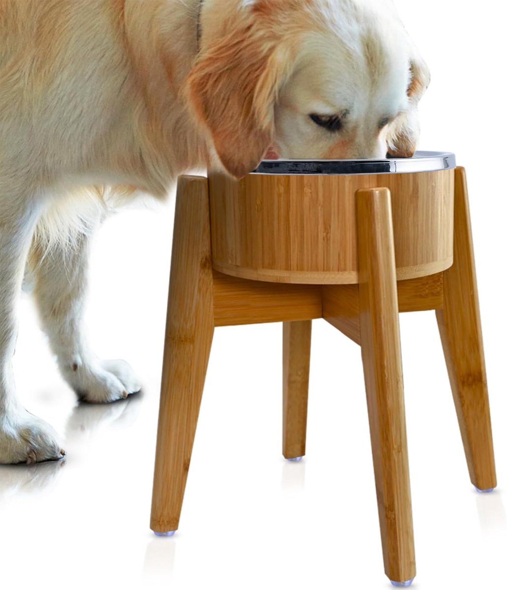 Famanu – Verhoogde hondenbak voor grote honden, 9,5" breed x 14" hoog