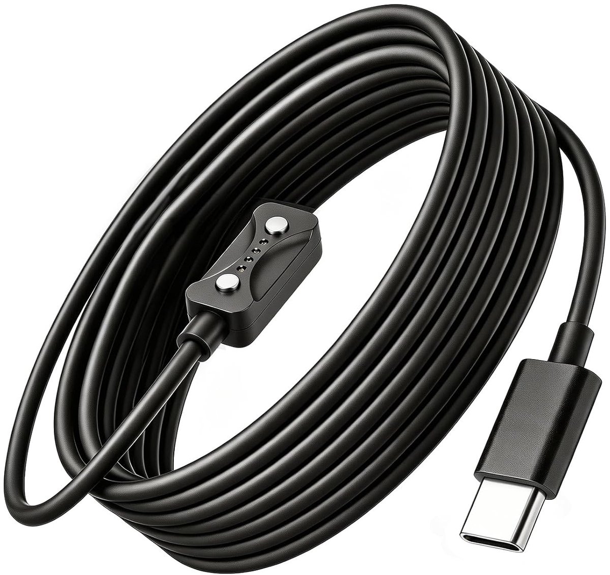 Oplaadkabel compatibel met Polar Street X, USB-C naar magnetisch, 1,0 m - ShopVlot