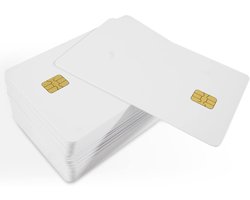 Fongwah 100 pieces FM4442 chip cards, compatible with SLE4442 card, comply with ISO7816 protocol and can be used for - ShopVlot