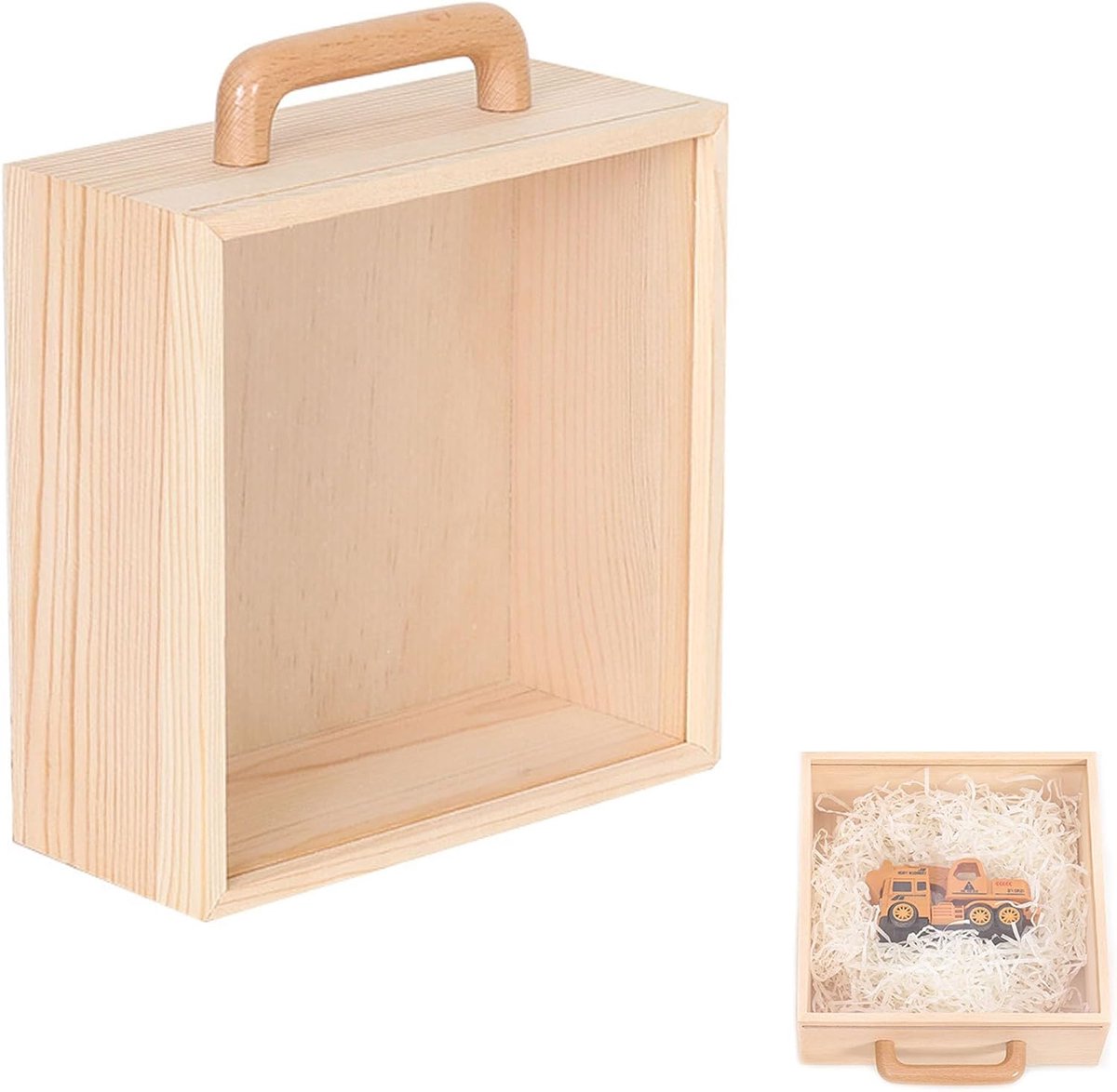 Opbergdoos, huisvorm, geschenkdoos, schuifdeksel (C) - ShopVlot