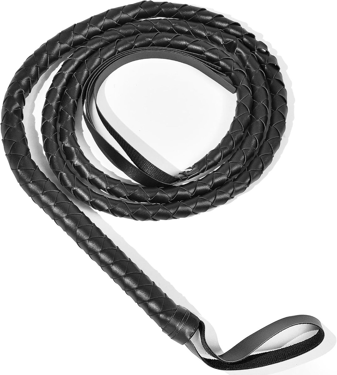 Black Whip Indiana Whip Whip Toy Props Black Whip Halloween Costume Accessory Performance Prop (85cm) - ShopVlot
