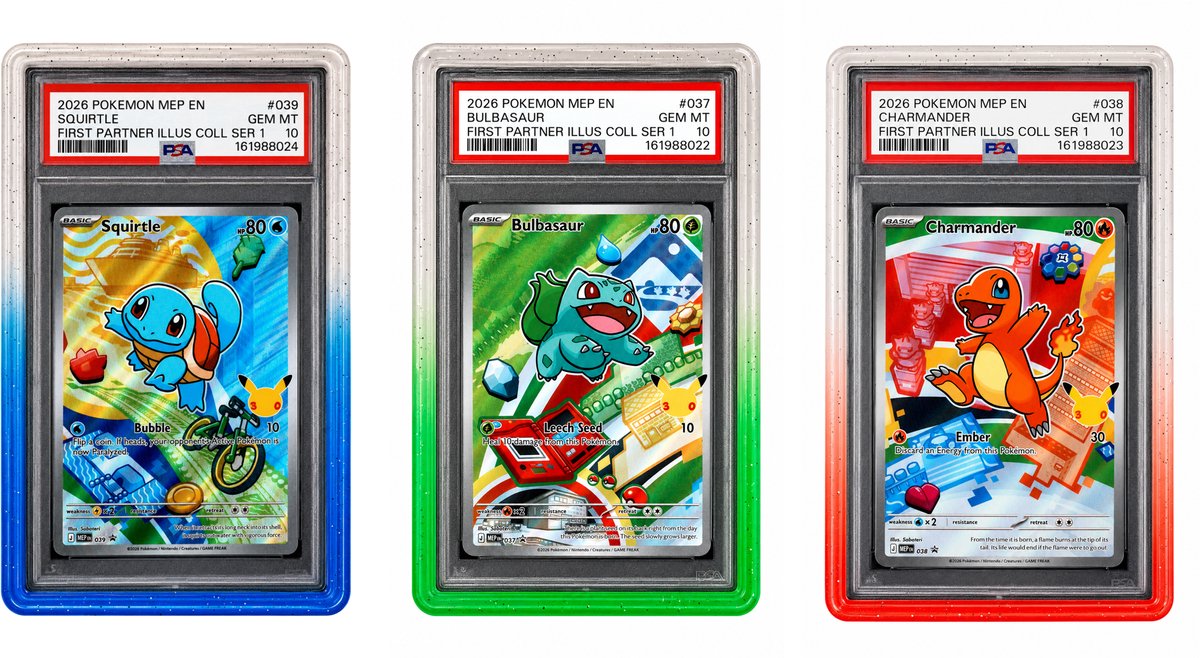 3 Stuks PSA Slab Guards - Slab Protector - TCG Beschermhoes Bumper - PSA Graded Kaarten - Geschikt voor Pokemon - Transparant Gradient Bumpers - PSA Slab Guard - Slab Bumper - Trading Card Games