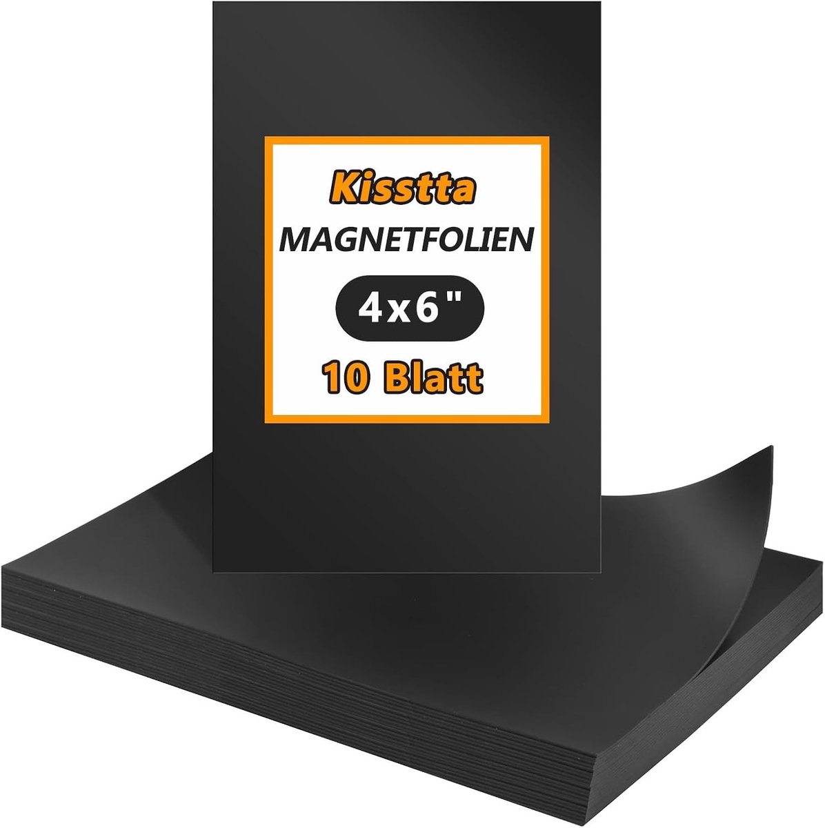 Magneetsticker muur - Zilver - 10 x 15 cm - Zelfklevend - Voor Knutselen