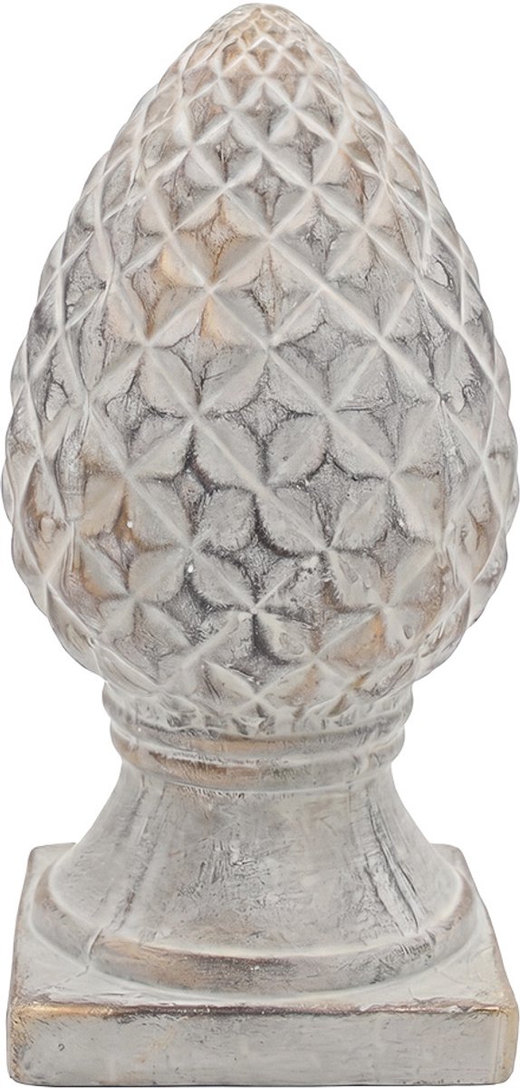 Clayre & Eef Decoratie Beeld Grijs Terracotta