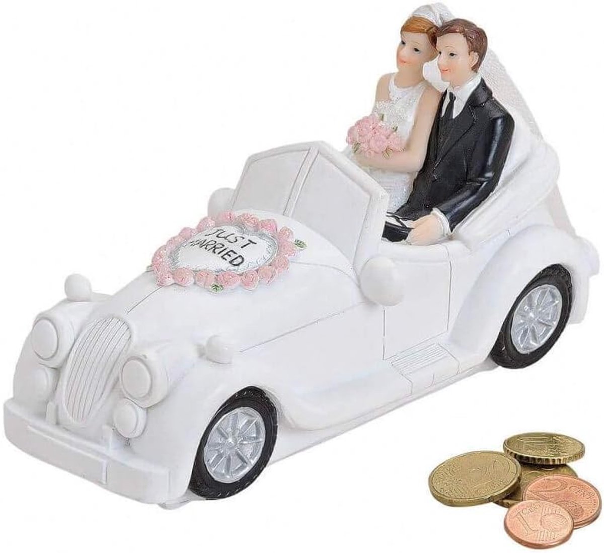 Udo Schmidt Udo Schmidt Money Box Piggy Bank Bridal Couple Wedding Car - 1 Pack - ShopVlot