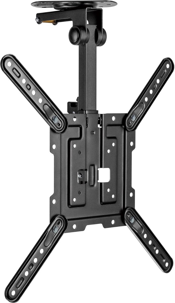 Plafondbeugel TV-monitor 23-43 inch - opvouwbaar - draaibaar en kantelbaar - ideaal voor ruimtebesparing - ShopVlot