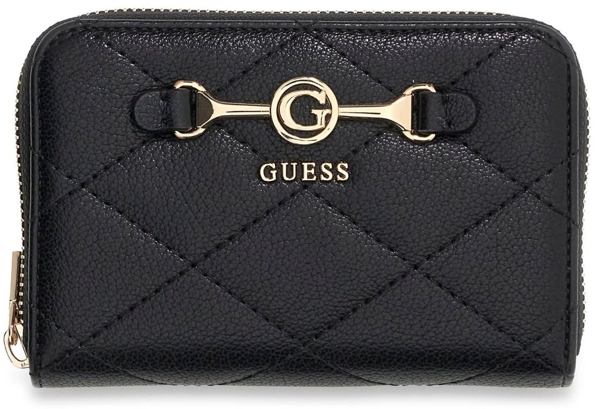 GUESS portemonnee Frances SLG Zip Around Wallet Black zwart
