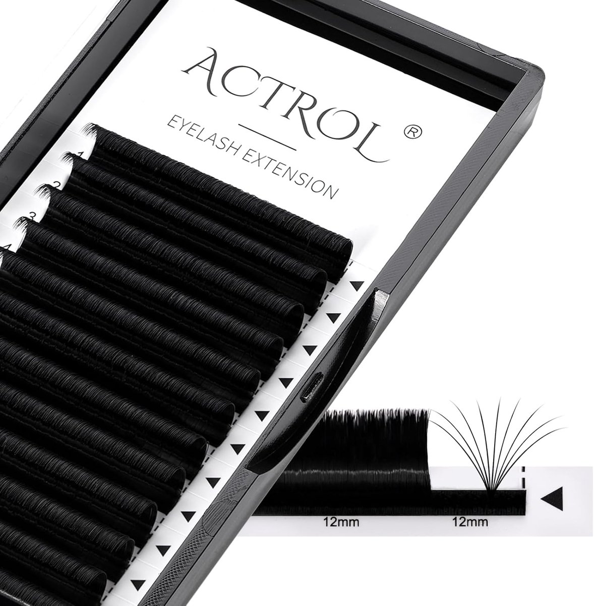 Wimperextensions Easy Fan Lashes 0.05D - 11 mm - D-70° Krul - Natuurlijk en Fluffy - ShopVlot