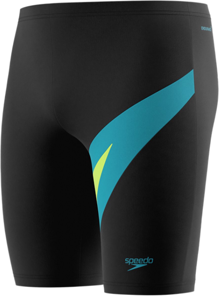 Speedo Heren Zwemjammer Hyperboom Antraciet/HyperTeal