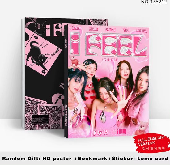 Foto: Kpop idol group g idle i feel queencard photobook variant 1 fotobook 