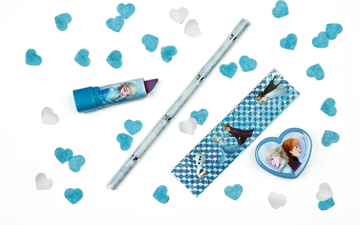 Undercover - Frozen Schrijfset in Waterfles - Kunststof - Multicolor -