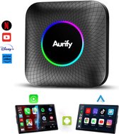 Aurify - Carplay Pro Dongle - Apple CarPlay - Android Auto - Draadloos CarPlay - Inclusief USB en USB-C - Netflix & Youtube