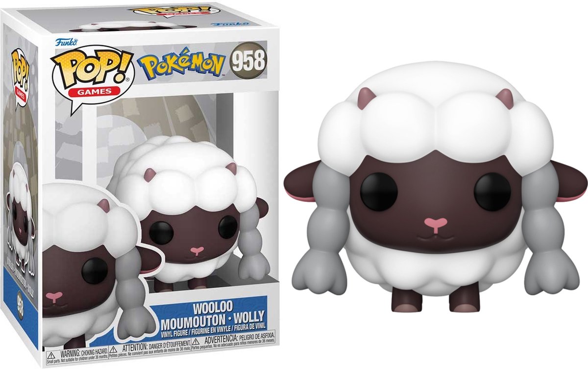 Pop Games: Pokemon - Wooloo - Funko Pop #958