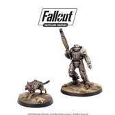 Fallout: Wasteland Warfare – X-01 Survivor & Dogmeat - Miniaturenset - Engelstalig - Modiphius Entertainment