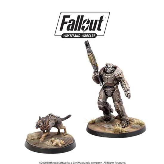 Foto: Fallout wasteland warfare x 01 survivor dogmeat miniaturenset engelstalig modiphius entertainment