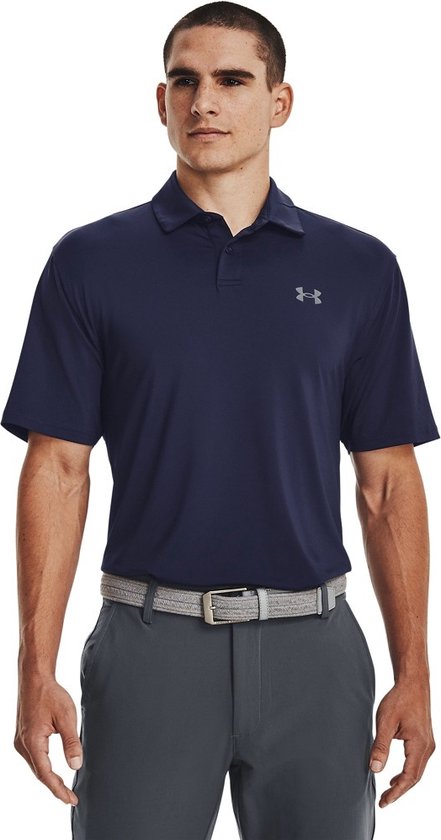 UA T2G Polo-Midnight Navy / / Pitch Gray