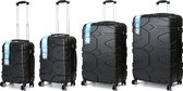 A To Z Traveller CompaTrav - Set de valises 4 pièces - Zwart - Serrure TSA