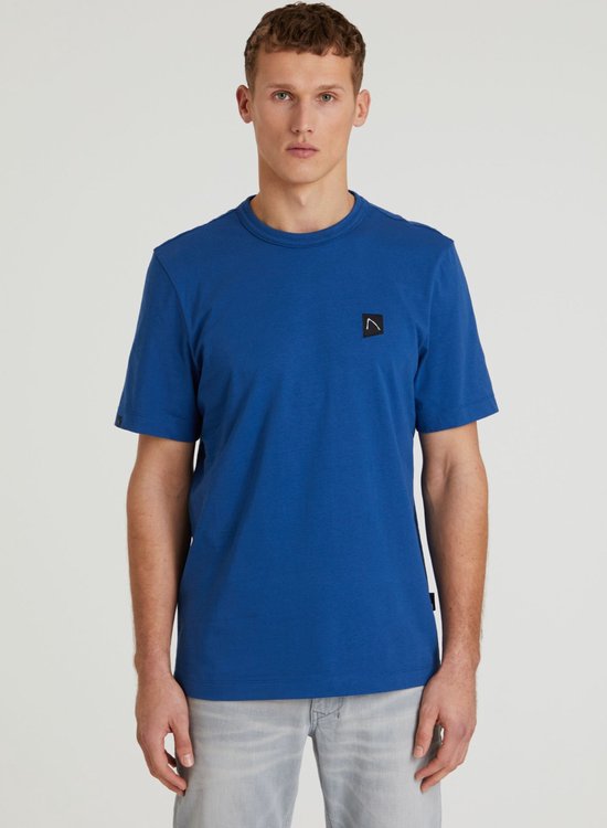 Chasin' T-shirt Eenvoudig T-shirt Brett Blauw Maat S