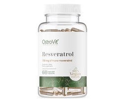 Supplementen - Resveratrol - Trans-resveratrol - HPMC 60 VEGE Capsules - Japanse duizendknoop - OstroVit - Laboratorium getest kwaliteit!