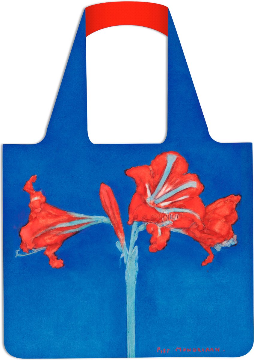 Opvouwbare shopper, Piet Mondriaan, Amaryllis