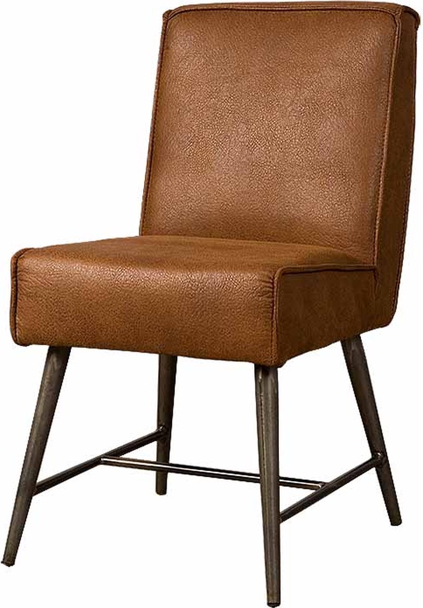 Tower living Belmonte sidechair - fabric cherokee 8 cognac