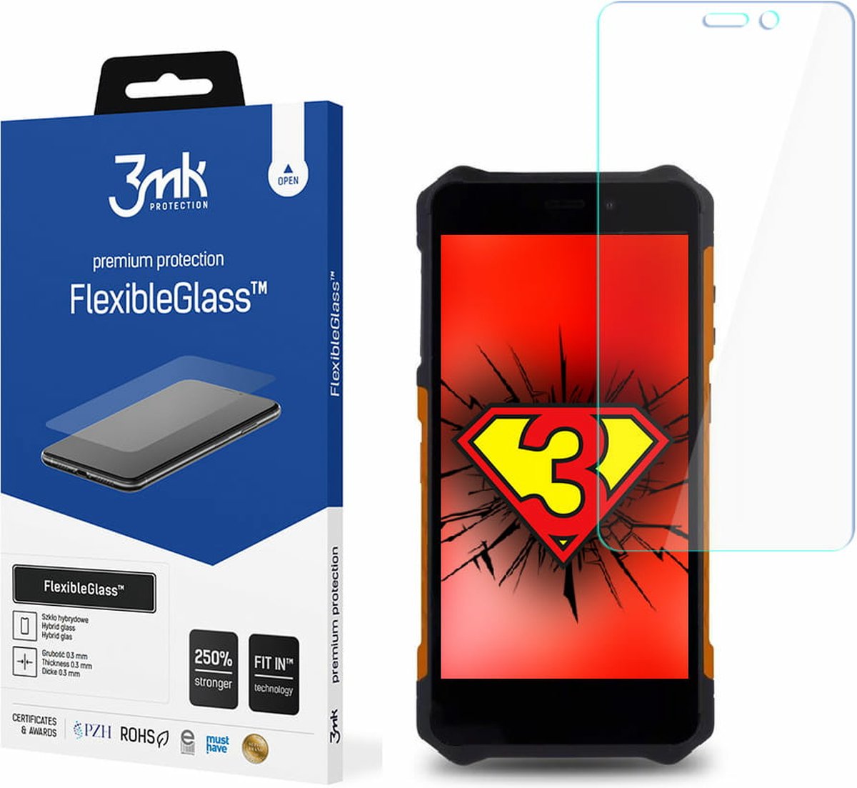 MyPhone Hammer Iron 3 LTE - 3mk FlexibleGlass