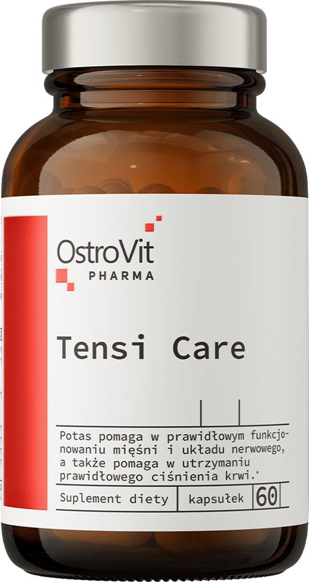 Goedkoopste OstroVit Pharma - Tensi Care - 60 Capsules - L-arginine - Potassium - Vitamin C - Vitamin E, A - Folic acid - Chrome