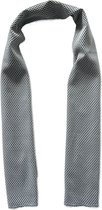 3BMT® Koelsjaal Dames - 100 x 30 cm - voor Verkoeling en Zonbescherming - Lichtgrijs