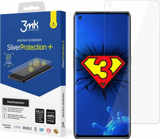 3MK SilverProtection+, Oppo Reno 5 Pro Plus 5G, 1 pièce(s)
