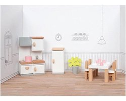 Product: Goki Houten Poppenmeubels Keuken, 20dlg., van het merk 