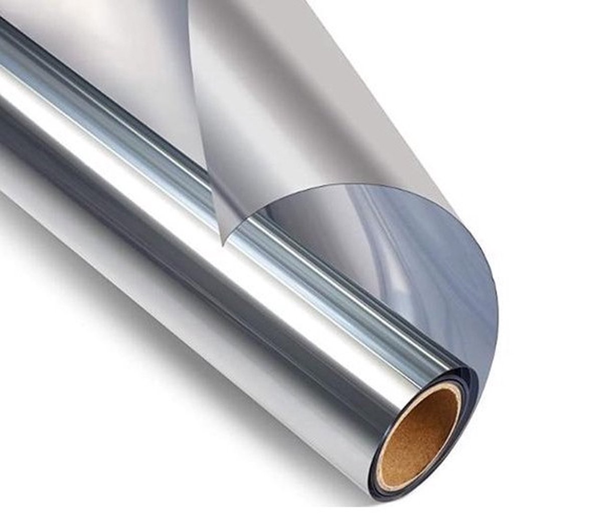 Simple Fix Anti inkijk Raamfolie - 70cm x 300cm - Zonwerend en Isolerend - HR++ - Statisch - Verduisterend - Spiegelend - Zilver