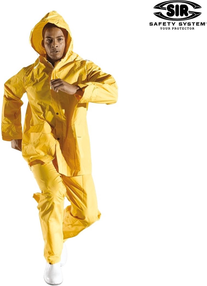SIR SAFETY OCEAN SET Regenpack HEREN Veiligheidsregenset Geel - Waterdicht - Winddicht - Warmte Isolatie