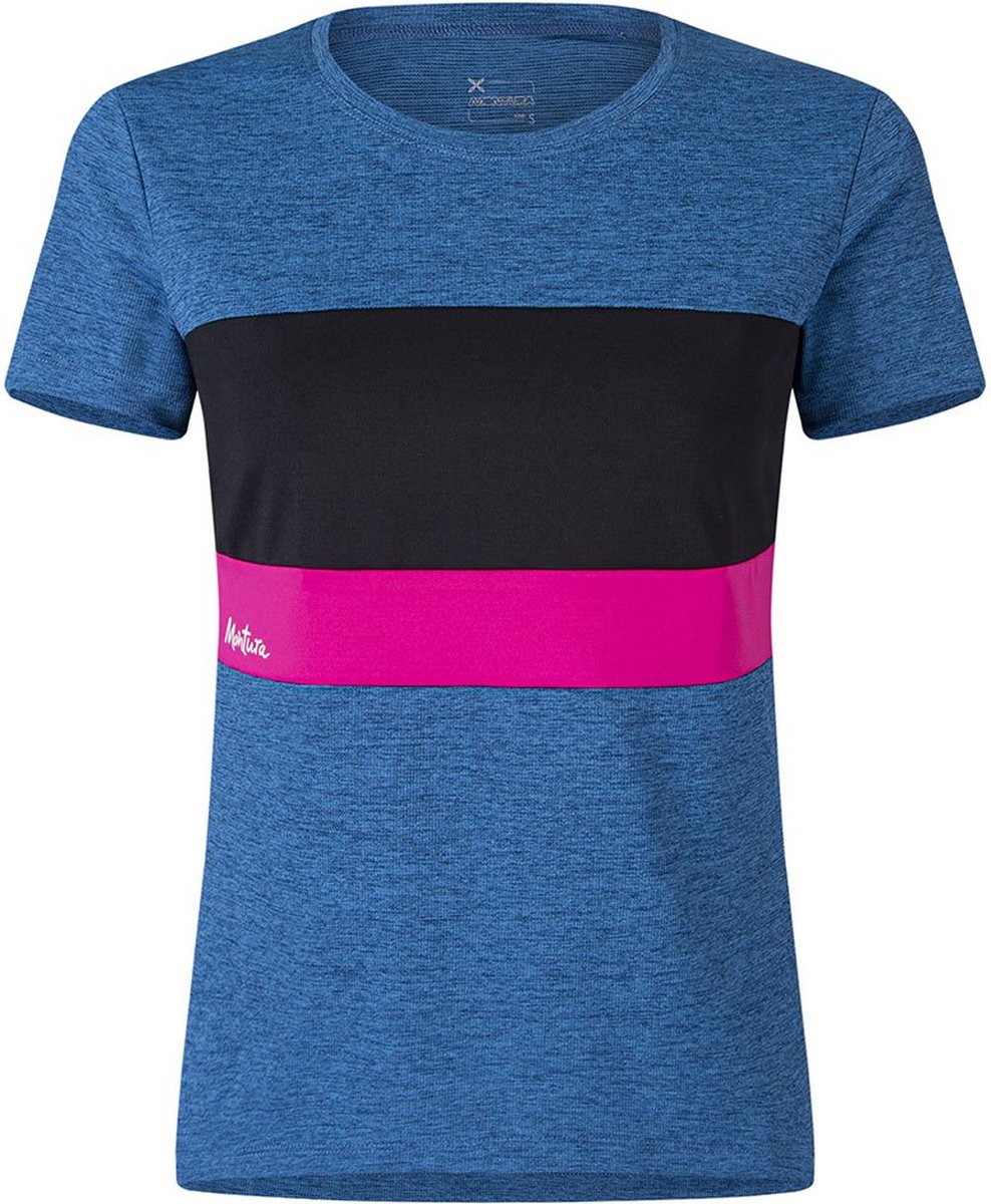 Montura Felicity Color T-shirt Met Korte Mouwen Vrouw Blauw