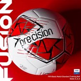 Precision Fusion FIFA voetbal - Rood/Wit - Maat 3 - IMS Standard