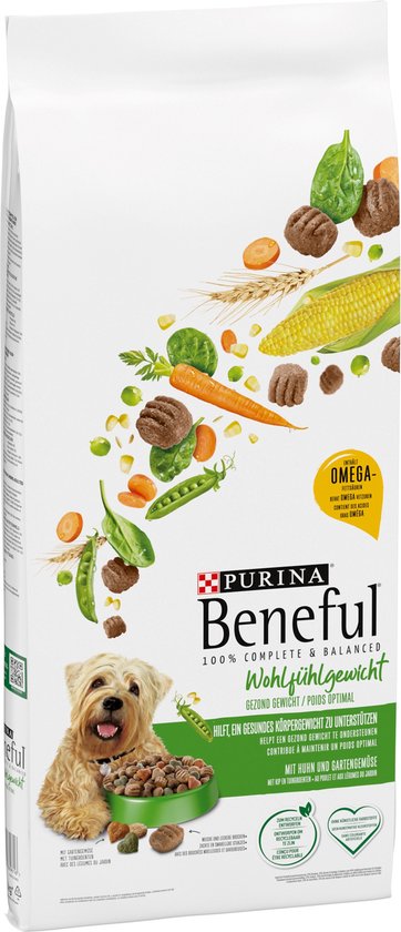 Beneful Gezond Gewicht - Hondenvoer Droogvoer - Kip & Tuingroenten - 12 kg