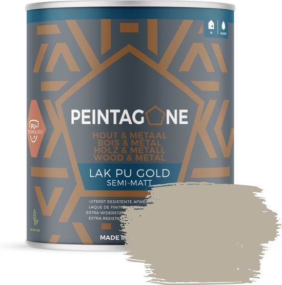 Peintagone - Lak PU Gold Semi-Mat - 1Liter - PE045 Original