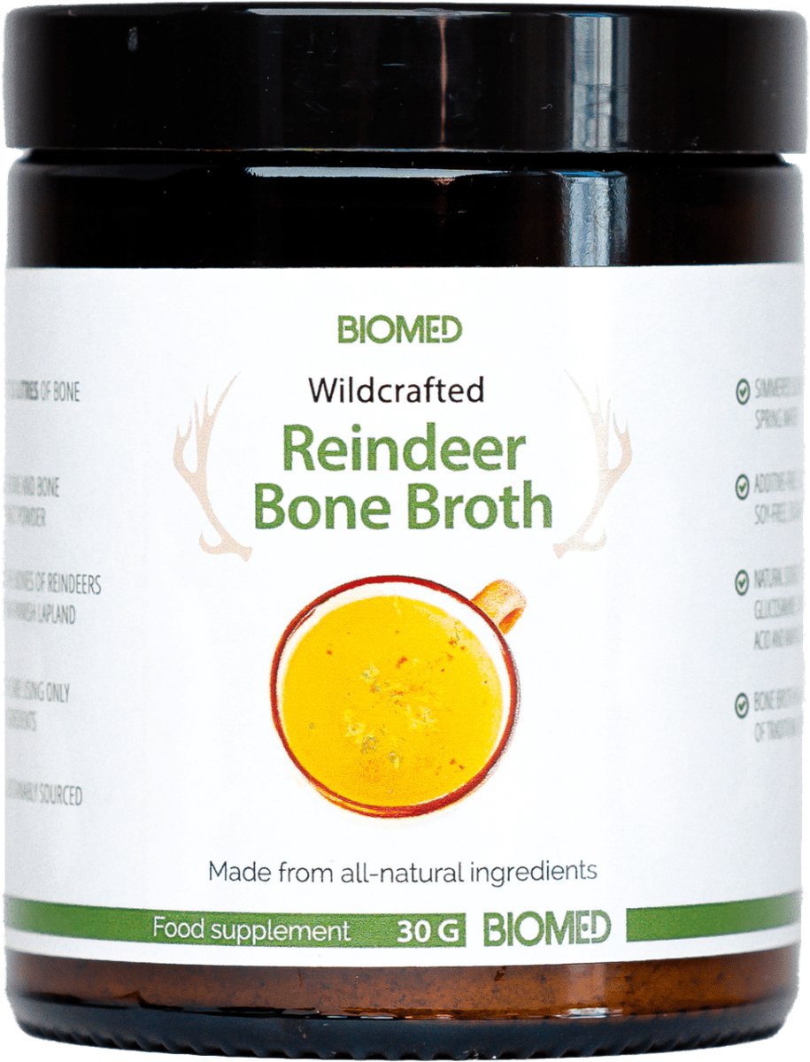 Wildcrafted Reindeer Bone Broth - Rendier Bottenbouillon-