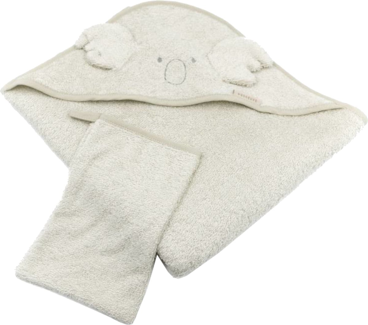 Bamboom Handdoek en Washand - Oyser Grey