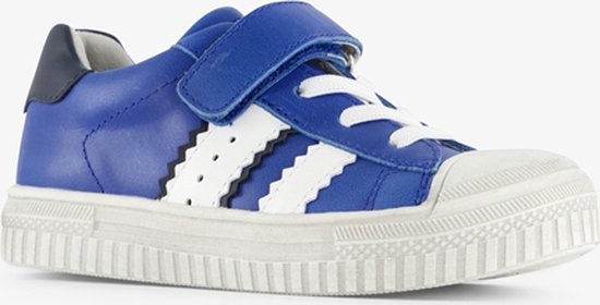 TwoDay leren jongens sneakers blauw wit - Maat 23