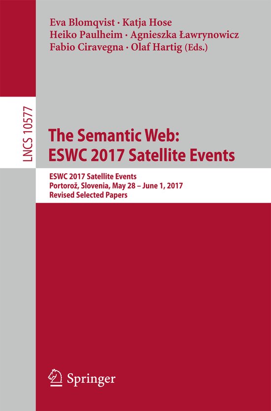 Lecture Notes in Computer Science10577-The Semantic Web: ESW ... - cover