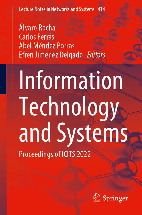 Lecture Notes in Networks and Systems414- Information Techno ... - cover