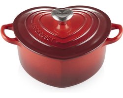LE CREUSET - Signature - Braadpan hart 20cm rood