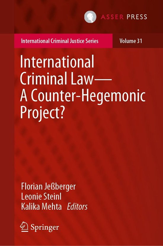 International Criminal Justice Series 31 - International Cri ... - cover