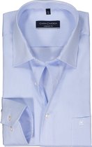 CASA MODA comfort fit overhemd - twill - blauw gestreept - Strijkvriendelijk - Boordmaat: 54