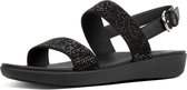 FitFlop™ Barra™ Crystalled Sandal Black - Maat 37